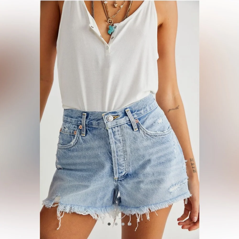 NOT FOR SALE Agolde Parker Vintage Cutoff Shorts - Picture 2 of 14